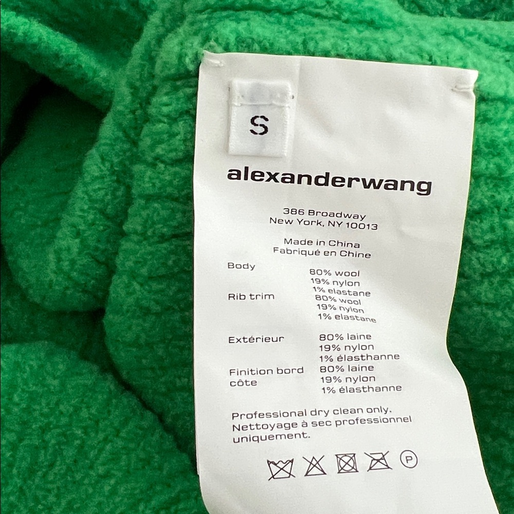 Alexander Wang Chenille Ribbed Buttoned Cardigan - image 5